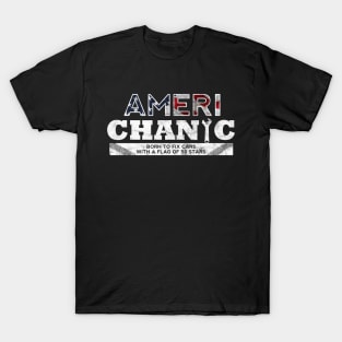 Ameri-Chanic: Born to Fix Cars T-Shirt